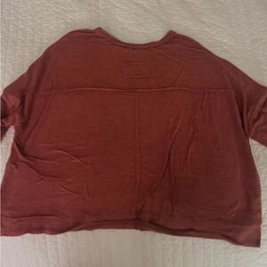 Altar'd State Rust Short Sleeve Top